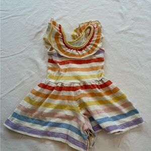 Colorful Striped Kids Bodysuit